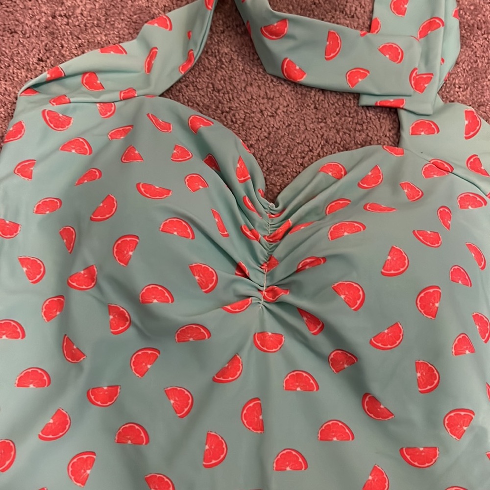 Red Dolly Pin Up Style Swimsuit - Gem